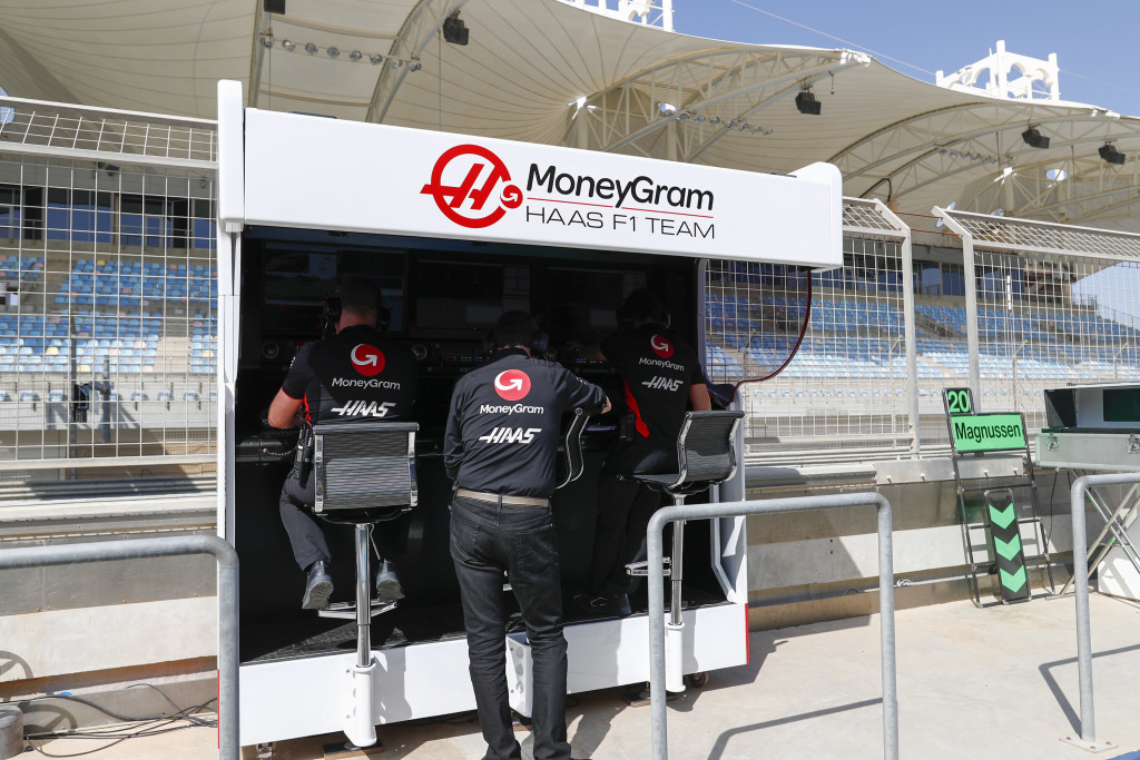 Haas F1 Team Pit Wall