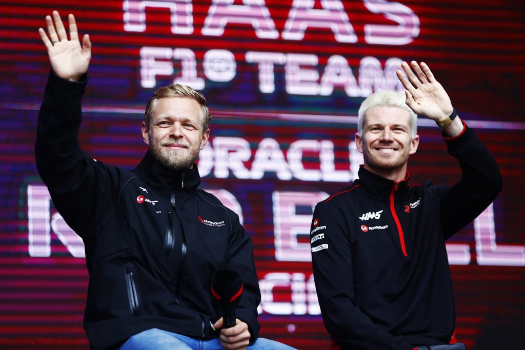 Kevin Magnussen and Nico Hulkenberg, MoneyGram Haas F1 Team