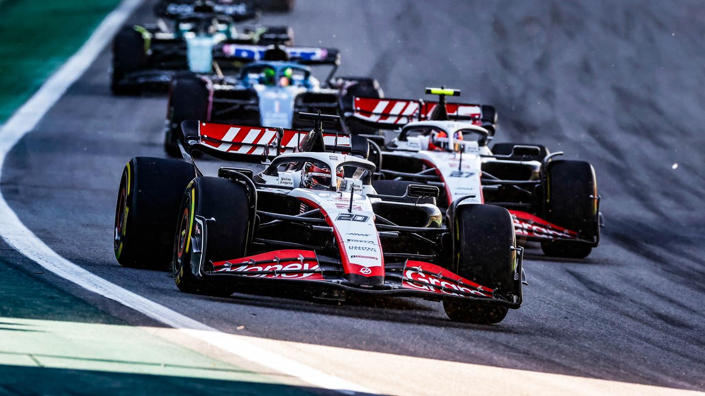 Kevin Magnussen and Nico Hulkenberg, MoneyGram Haas F1 Team