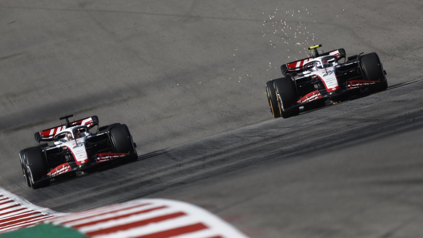 Kevin Magnussen and Nico Hulkenberg, MoneyGram Haas F1 Team