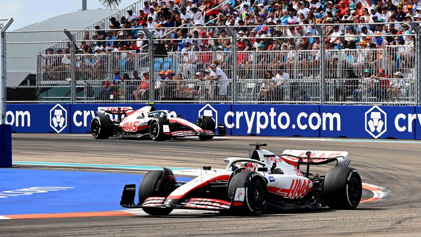 Kevin Magnussen and Mick Schumacher, Haas F1 Team